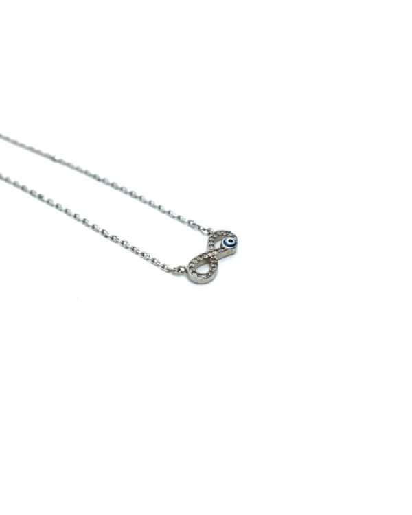 Necklace made of Silver 925, Infinity – Eye
