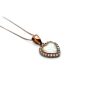 Necklace with round stainless steel element. It is completely hypoallergenic and does not tan. Long chain. Also available in rose gold.